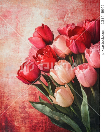 Romantic bouquet of flowers Romantic bouquet of flowers 135446645