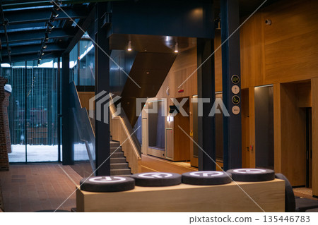 Interior of the new building of Perm State Art Gallery Interior of the new building of Perm State Art Gallery 135446783