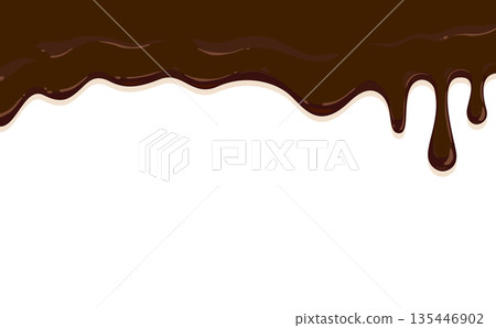 Melting chocolate illustration_horizontal 135446902