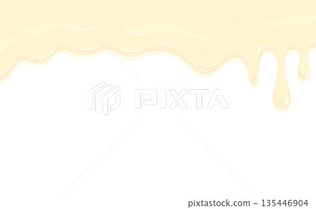 融化的白巧克力插圖 135446904