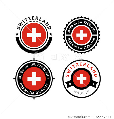 National flag of the Swiss Confederation 135447445