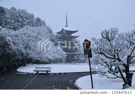 Rurikoji五層寶塔Snowscape Rurikoji五層寶塔Snowscape 135447613
