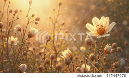 美麗的花卉景色 135447678