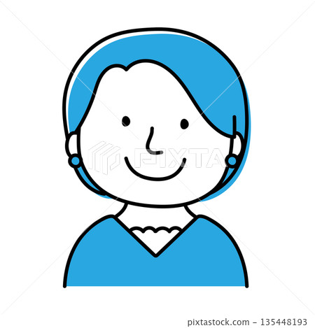 Woman with piercing 135448193