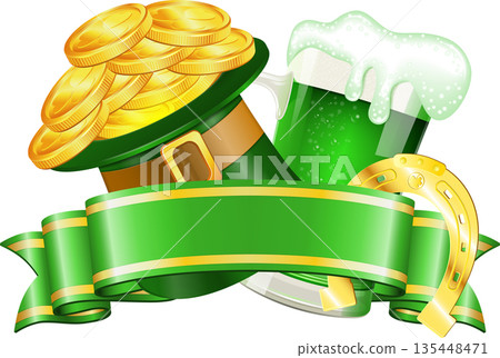 St. Patrick's Day Banners 135448471