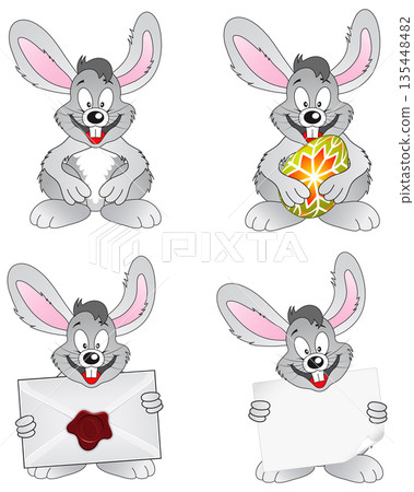 Set Easter Rabbit Set Easter Rabbit 135448482