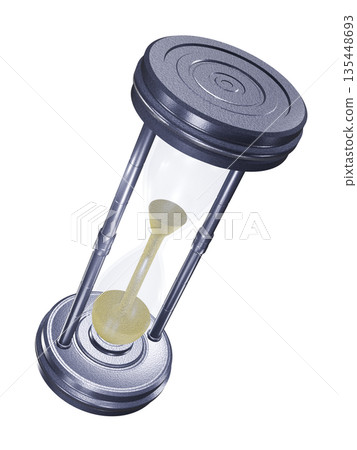 Hourglass sand clock sand glass (transparent material) 135448693