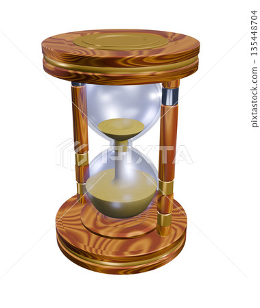 Hourglass sand clock sand glass (transparent material) Hourglass sand clock sand glass (transparent material) 135448704