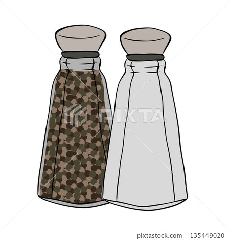 jar for salt or pepper. salt shaker and pepper shaker doodle hand drawn icon. jar for salt or pepper line clipart symbol. composition hand drawn illustration. Vector graphic line ink colored art. jar for salt or pepper. salt shaker and pepper shaker doodle hand drawn icon. jar for salt or pepper line clipart symbol. composition hand drawn illustration. Vector graphic line ink colored art. 135449020