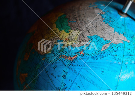 The Japanese archipelago and surrounding seas (Globe) The Japanese archipelago and surrounding seas (Globe) 135449312