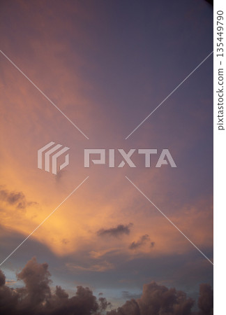 It is a beautiful sunset. 135449790