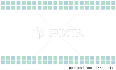 Tile-style square pattern frame Tile-style square pattern frame 135449815