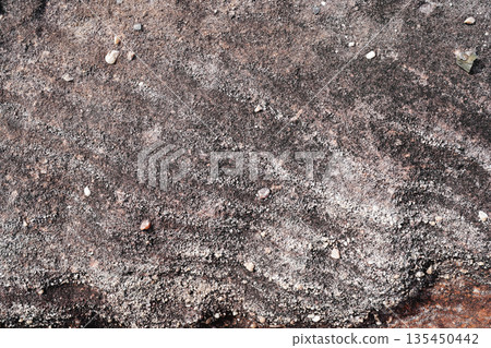 Hard rock terrain with small gavel Hard rock terrain with small gavel 135450442