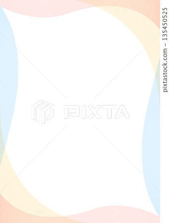 簡潔的弧形背景，邊框，垂直螢幕方向 135450525