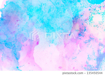 Cute watercolor background Cute watercolor background 135450544