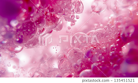 abstract background with colorful spots oil drops 135451521