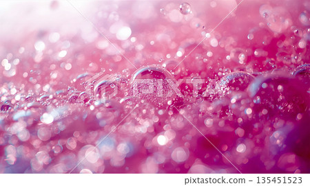 abstract background with colorful spots of purple water drops 135451523