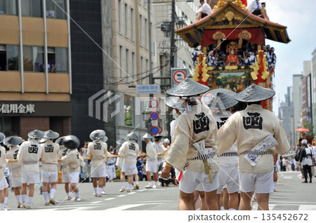 Kyoto Gion Festival Yamahoko Procession Kankokuboko Kyoto Gion Festival Yamahoko Procession Kankokuboko 135452672