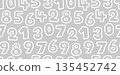 Colorful hand-drawn numbers pop seamless pattern background material 135452742