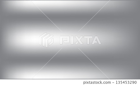 Sleek Silver Gradient Background: Professional Metallic Texture for Graphic Design, Web Headers, and Modern Minimalist Digital Wallpapers 135453290