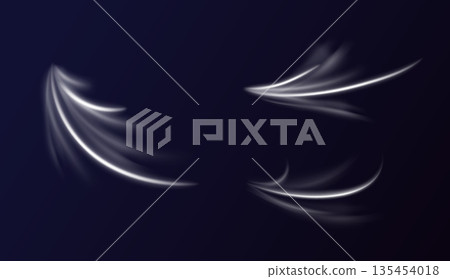 Snow ice swirl  135454018