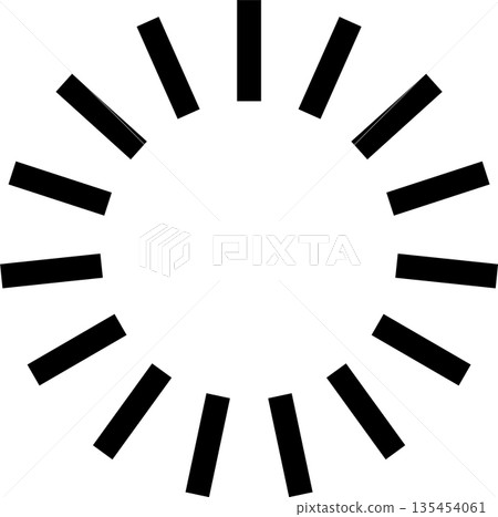 Minimalist Loading Spinner Icon: Black Circular Progress Indicator for Web Buffering, System Processing, and UI Software Design Minimalist Loading Spinner Icon: Black Circular Progress Indicator for Web Buffering, System Processing, and UI Software Design 135454061