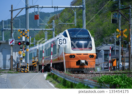 Niigata Prefecture, Uetsu Main Line, Echigo Samukawa Station 135454175