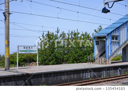 新潟縣羽越本線 越後寒川站 135454183