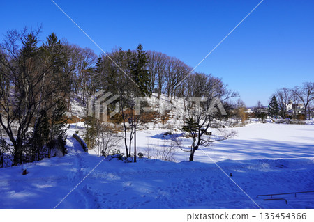 Winter at Notsukeushi Park, Kitami City 135454366