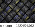 Strong Woven Aramid Fibers Top Down Industrial Material Texture Technical Fabric Background 135454862