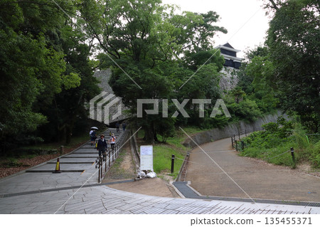 Matsuyama Castle: Near Chojagahira Station (Matsuyama City, Ehime Prefecture) Matsuyama Castle: Near Chojagahira Station (Matsuyama City, Ehime Prefecture) 135455371