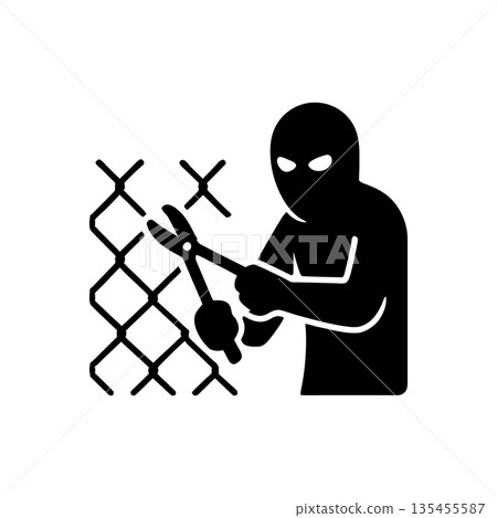 Forced Entry Vandalism Icon Forced Entry Vandalism Icon 135455587