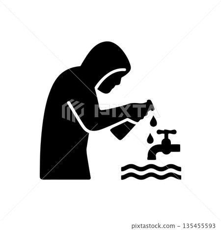 Water Supply Contamination Icon 135455593