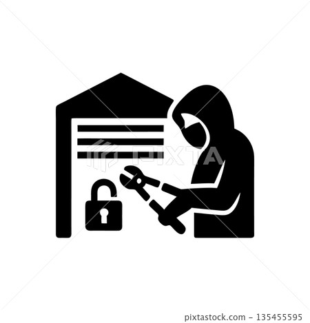 Forced Garage Entry Icon Forced Garage Entry Icon 135455595