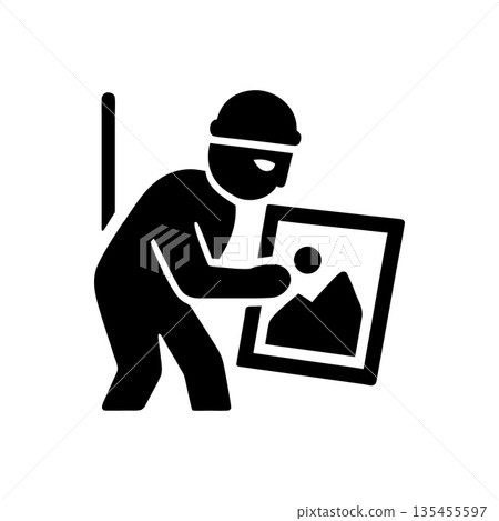 Fine Art Heist Icon Fine Art Heist Icon 135455597