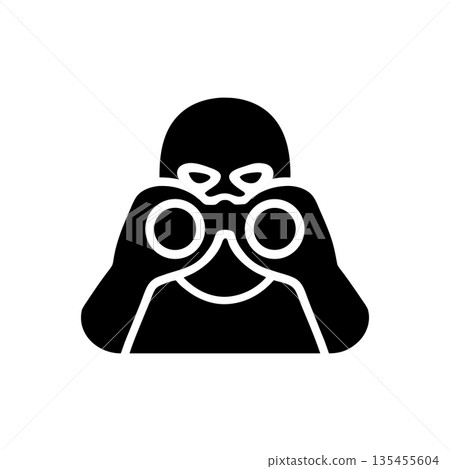 Surveillance Reconnaissance Prowling Icon Surveillance Reconnaissance Prowling Icon 135455604