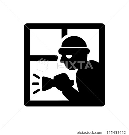 Peeping and Night Burglary Icon 135455632
