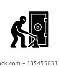 Safe Cracking and Jacking Icon 135455633
