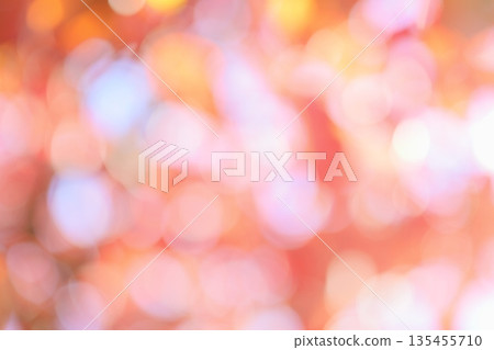 Out-of-focus of autumn leaves of dogwood [Bokeh] [Blur] 135455710