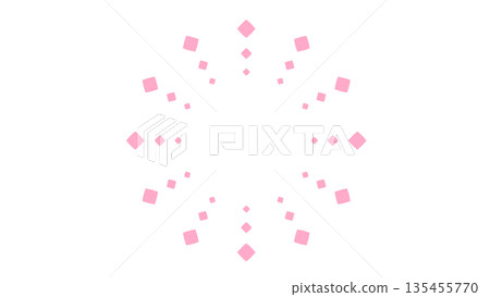 A rectangular frame with a concentrated line effect A rectangular frame with a concentrated line effect 135455770