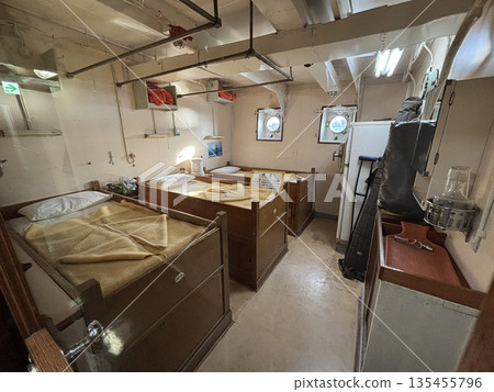 Inside the sailing ship Kaiwomaru Inside the sailing ship Kaiwomaru 135455796