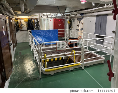 Inside the sailing ship Kaiwomaru Inside the sailing ship Kaiwomaru 135455801
