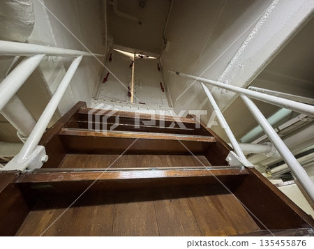 Stairs leading to the deck 135455876