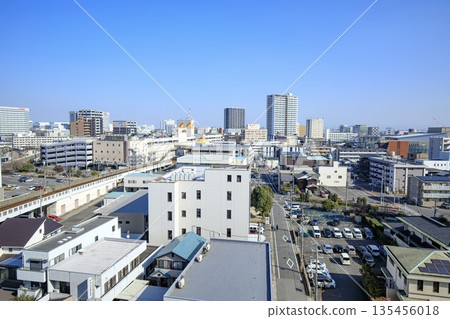 Distant view of Kariya City, near Kariya Station Distant view of Kariya City, near Kariya Station 135456018