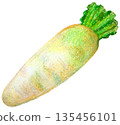 蘿蔔插圖油畫棒畫 135456101