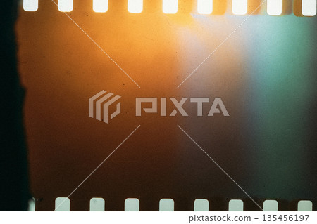 Vintage Film Strip Color Gradient – Nostalgic Orange Green Texture Photography Analog Vintage Film Strip Color Gradient – Nostalgic Orange Green Texture Photography Analog 135456197