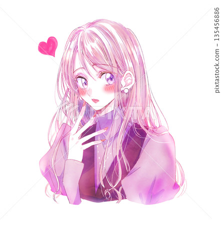 Small animal girl cat-eyed love 135456886
