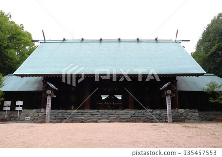 Shinonome Shrine: Worship hall (Matsuyama City, Ehime Prefecture) 135457553