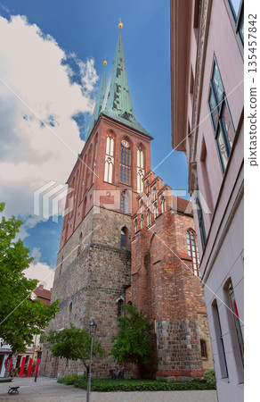 St Nicholas Church in Berlin Germany vertical view St Nicholas Church in Berlin Germany vertical view 135457842