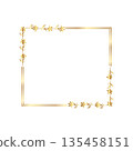 Golden Warm, Gold Border, Certificate Border, Gold Frame, Golden Border 135458151